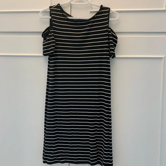 Striped White House Black Market Dress - Picture 1 of 5